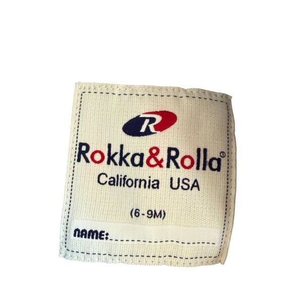 ROKKA & ROLLA Dinosaur Print Lined Winter Puffer Coat Size 6-9 Months - Picture 4 of 10